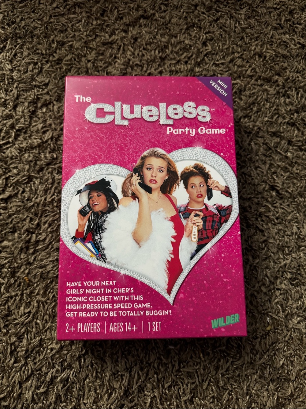 Clueless Party Game - Pink Mini Version